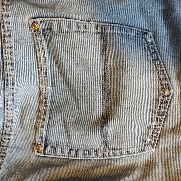 Marc Buchanan pelle pelle blue jeans distressed size 38 waist, length 32 - Picture 4 of 12